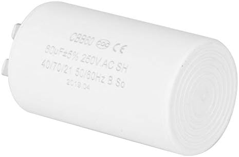 Работния кондензатор EBTOOLS 50/60 Hz, работен Кондензатор във формата на цилиндър с пластмасов корпус ac 250, Огнеупорни, за пералня