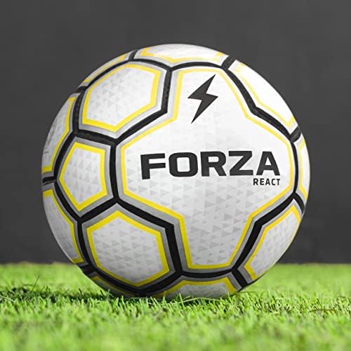 Футболни топки FORZA Pro GK React (нередовен отскок) - Футболна топка 5-ти размер и футболна топка, 4-ти размер за подобряване на рефлексите
