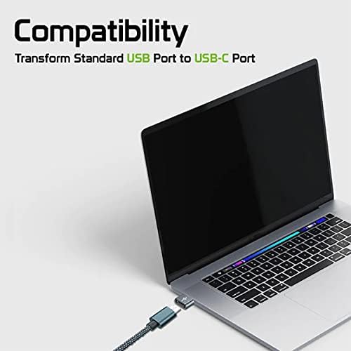 Бърз USB адаптер-C за свързване към USB-порт, който е съвместим с вашия JBL Tune 115TWS за зарядни устройства, синхронизация, OTG-устройства,