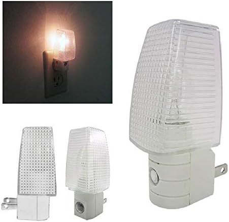 2 нощни лампи Енергоспестяващ Автоматичен Сензор, plug до стената, светлина Lite Nightlight!