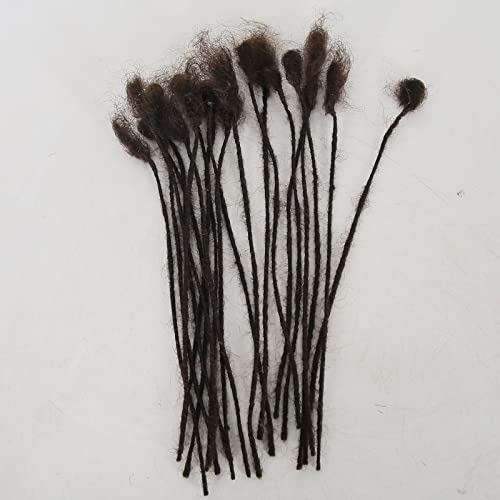 Мини Къдрици с зигзагообразными коса 0,2 см, което Имитира Sisterlocs, Микро-Расти За Изграждане на Коси 4 Цвята, Тъмно Кафява Украса