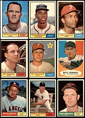 1961 Стартов пакет на бейзболни картички Topps 200/Лот (Бейзболен набиране) GD+