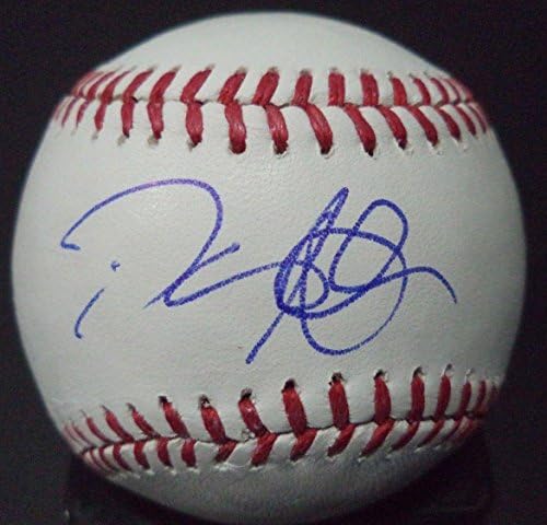 Дейвид Адамс Янкис/индианс Подписаха бейзболни топки Romlb с автограф W / coa - Бейзболни топки с автографи