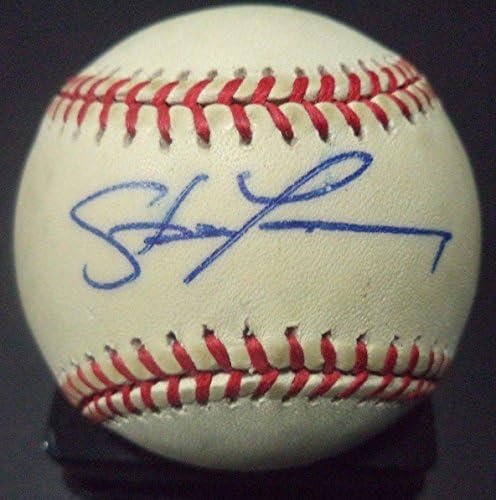 Стив Ломасни на Бостън Ред Сокс, подписано бейзболни топки на Американската лига бейзбол с автограф W / coa - Бейзболни топки с автографи
