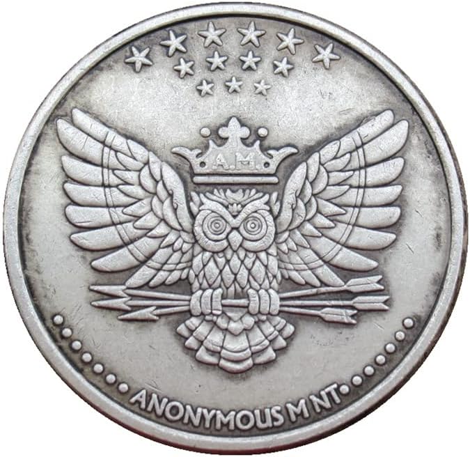 Чужд Тенденция Лутане Монета сребърно покритие Възпоменателна монета Чуждестранна Репродукции на #128