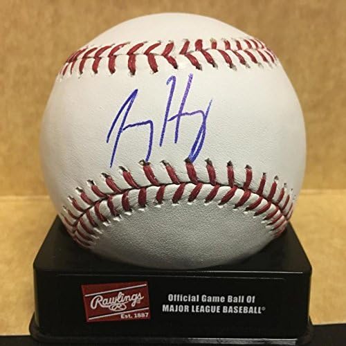 Бейзболни топки с автограф на Джони Хеллвега Брюэрса / angels M. l. W / coa - Бейзболни топки с автографи
