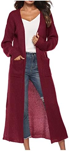 RMXEi леки якета за жени, Дамска Мода, Всекидневни Дълъг Обикновен Пуловер без копчета, Яке-Жилетка