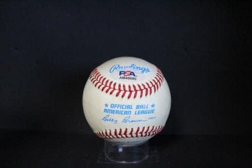 Кал кал ripken-младши Подписа Бейзболен Автограф Auto PSA/DNA AM48680 - Бейзболни топки с Автографи