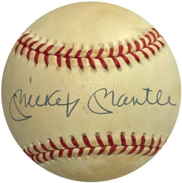 Играта на топка с автограф от Мики Мэнтла (UDA) - Бейзболни топки с автографи