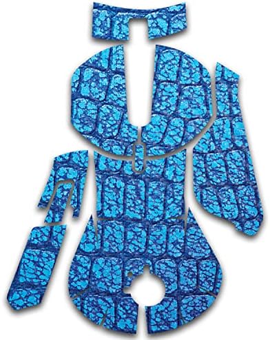 Обшивка MightySkins от въглеродни влакна, съвместими с игри на мишката SteelSeries Съперник 5 - Ярък Алигатор | Защитно, трайно текстурированное