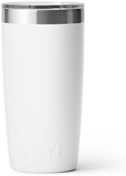 Чаша YETI Rambler обем 10 унции, от неръждаема стомана, с вакуумна изолация и капак MagSlider, бял