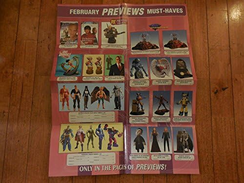Предварителни огледи на Задължителните рекламни Плакати с фигурки на Супергерои на DC