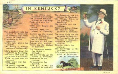 Разни, пощенска Картичка от Кентъки
