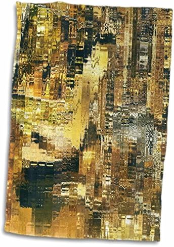 Кърпи 3dRose Florene Modern Abstract - Добри злато III - (twl-55204-1)
