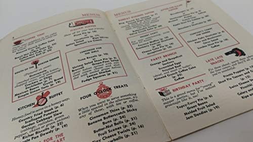 1957 Дженерал Милс Книгата на Бети Крокър Бисквитные парти 97 нови идеи и рецепти за гей