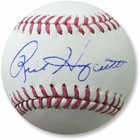 Рик Ханикатт Подписа Бейзболни топки MLB Бейзбол Dodgers A ' s S1336 с Автограф - Бейзболни топки с Автографи