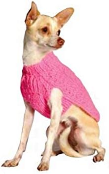 Пуловер за кучета Шили Dog Розов цвят, по-Малка