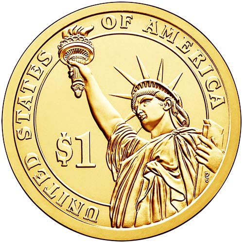 2012 D Позиция A BU Честър Артър Президентски долар Избор Необращенный Монетен двор на САЩ