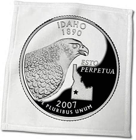 Монети на САЩ 3dRose Florene Special Edition - Сбирка Четвертаковые кърпи на щата Айдахо (twl-56911-1)