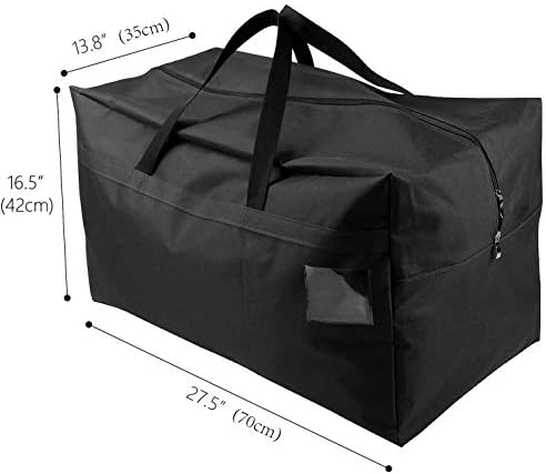AMJ 2 Много Големи Пътни чанти с обков-ципове и дръжки за носене, Сверхпрочная чанта за съхранение, която позволява да се пести място