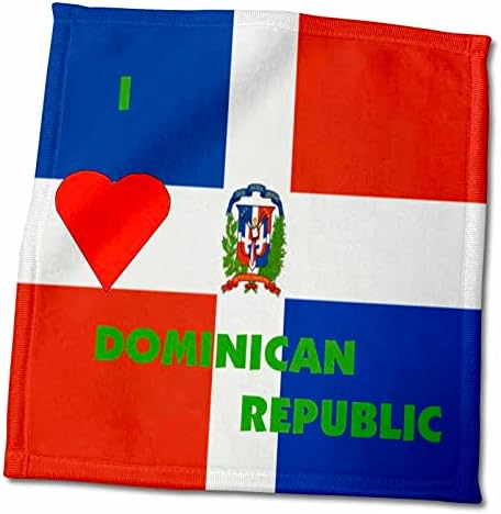 Кърпа 3D Rose I Love Dominican Republic TWL_55209_1, 15 x 22