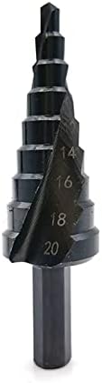 Пробивни ступенчатые бита 4-12 4-20 4-32 мм, HSS Кобальтовое стъпално тренировка Група Азот Висока Стоманена Спирала Метален Конус Треугольное