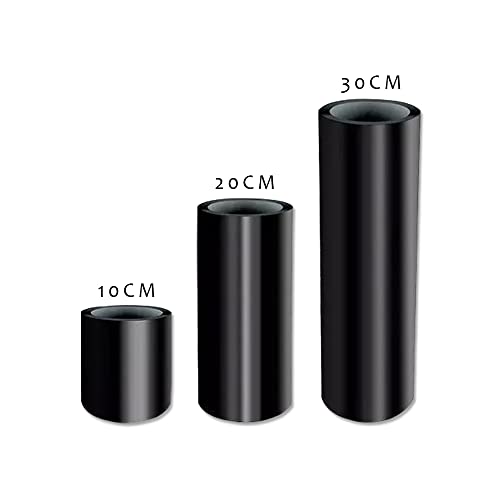 Водоустойчив на пластира и оборудване запечатване лента House5 12 см x 25 Метра Черен цвят (опаковка от 3 броя)
