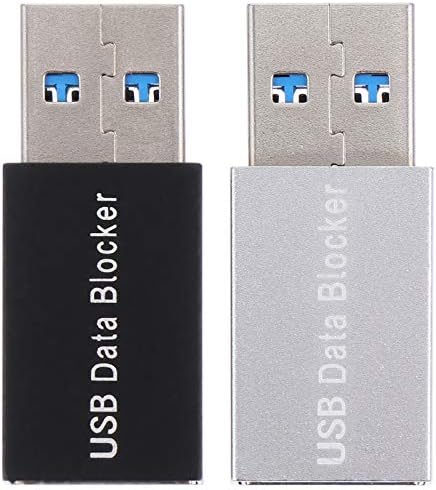 USB зарядни устройства SOLUSTRE 4 бр. конектор за зареждане, различни мъжки зловреден софтуер за предаване на данни и промяна на цвят, за да спре заключване адаптер, блоки