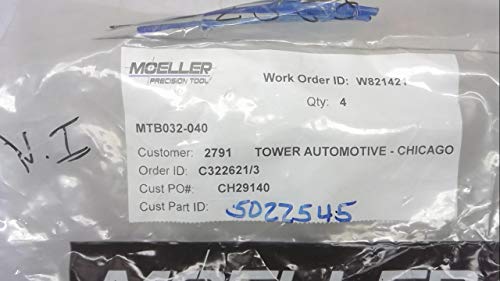 Точност инструмент Moeller Mtb032-040 - Опаковка от 4 -те,Плъзгачи, Mtb032-040 - Опаковка от 4-те -