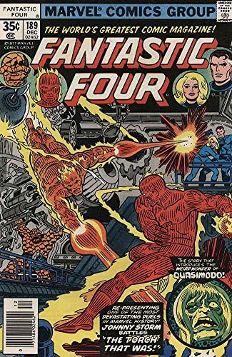 Фантастичната четворка (том 1) 189 FN; Комиксите на Marvel | Джак Кърби Квазимодо