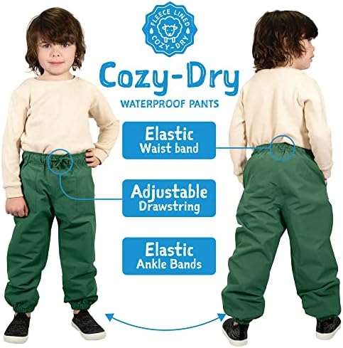 Детски непромокаеми панталони Cozy-Dry от дъжд и сняг JAN & JUL на лигавицата на руното