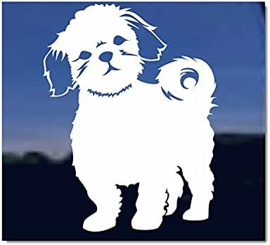 Стикер Стикер на Виниловое Прозорец за Кучета Shih Дзъ Auto