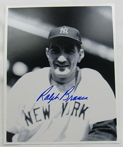 Автограф с автограф Ралф Бранки 8x10 Снимка III - Снимки на MLB с автограф