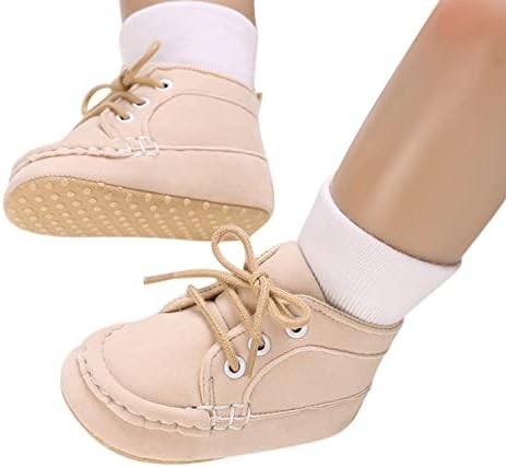Детски обувки, Обувки за бебета Топли Памучни Обувки Нескользящие Дишащи Модни Обувки с телесен цвят за деца 11 (Хакове, 0-6 месеца)