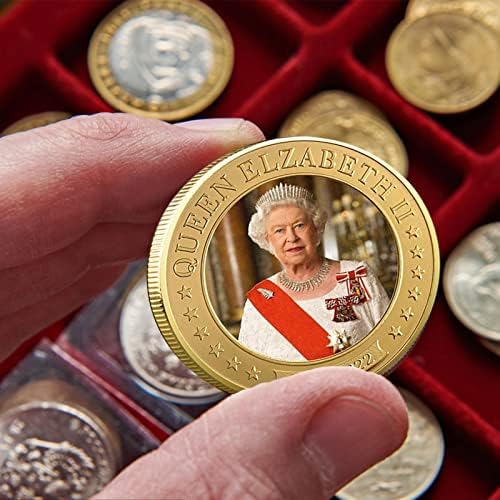 Възпоменателни монети на Кралица Елизабет II, 1926-2022 са подбрани Сувенирни монети на Кралицата на Англия, Монета, без да се прибягва